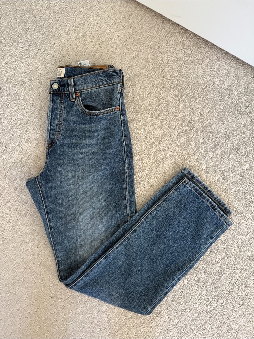 Levi’s women’s straight leg 501 jeans